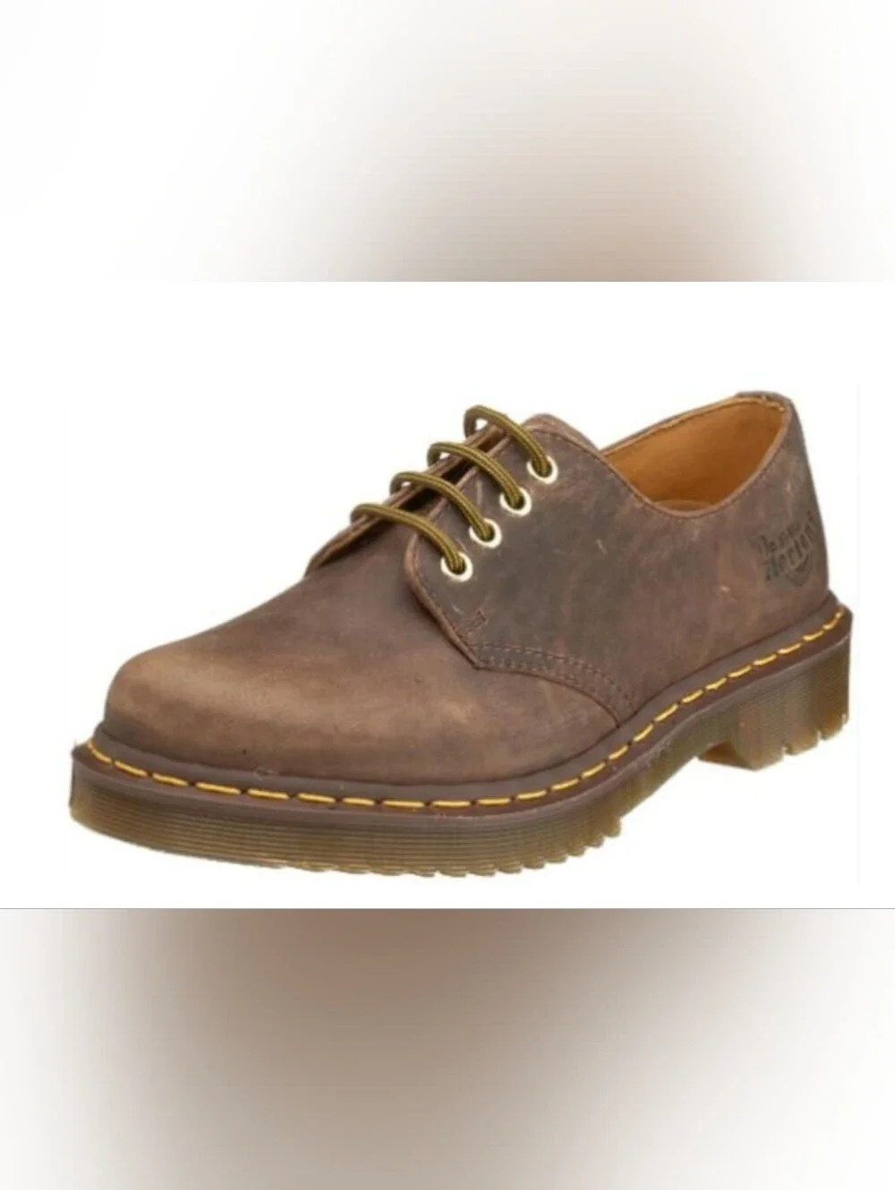 Vintage Dr. Martens Brown Leather Oxfords Size 9
